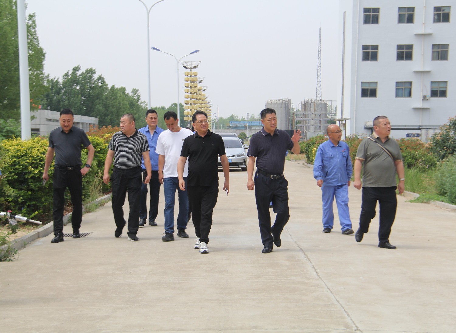 中商國(guó)聯(lián)、上海電力來化工基地合作洽談