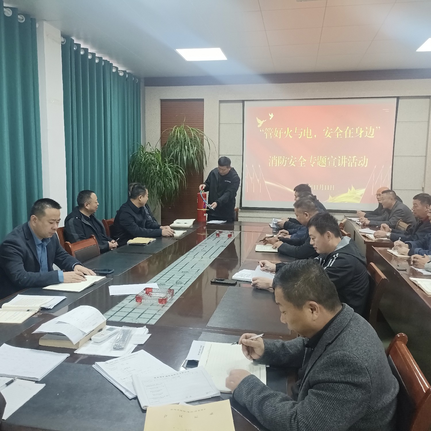 級索煤礦開展消防安全專題宣講活動(dòng)